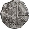 Image 2 : BOLIVIA, Potosí, cob 8 reales, 1619 (T), quadrants of cross transposed, ex-Heber.