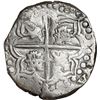Image 2 : BOLIVIA, Potosí, cob 8 reales, Philip III, assayer T (ca. 1620), quadrants of cross transposed, "fla