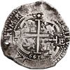 Image 2 : BOLIVIA, Potosí, cob 8 reales, 1661 E.