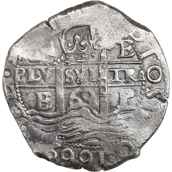 BOLIVIA, Potosí, cob 8 reales, 1669 E.