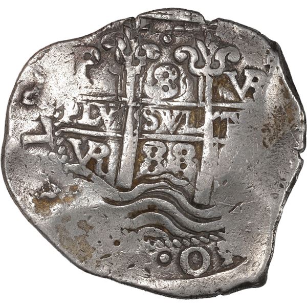 BOLIVIA, Potosí, cob 8 reales, 1688 VR.