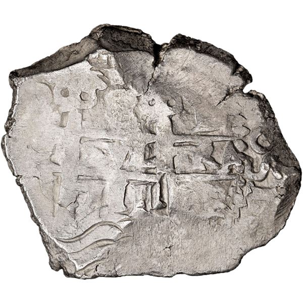 BOLIVIA, Potosí, cob 8 reales, 1711 Y, PCGS VF30, finest and only example in PCGS census.