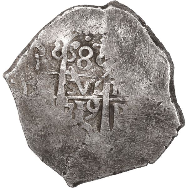 BOLIVIA, Potosí, cob 8 reales, 1719 Y.