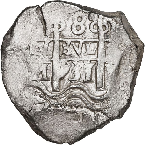 BOLIVIA, Potosí, cob 8 reales, 1731 M.