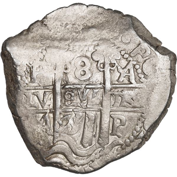 BOLIVIA, Potosí, cob 8 reales, 1733 YA, rare.