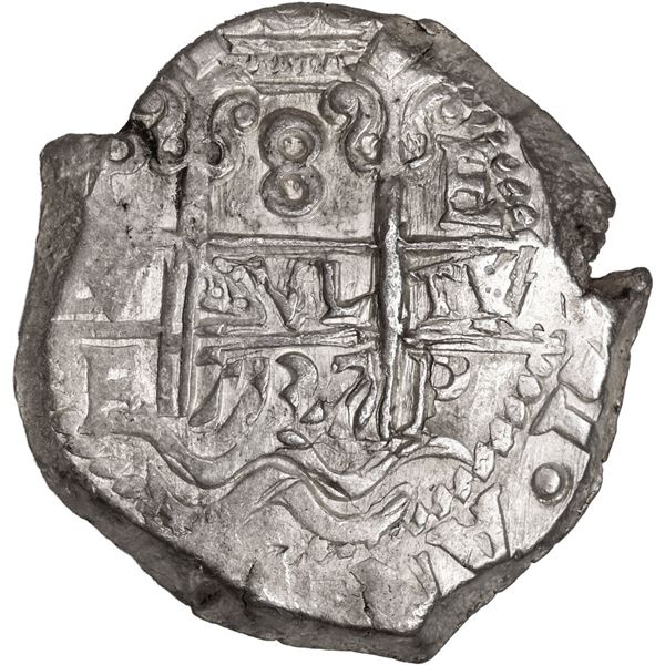 BOLIVIA, Potosí, cob 8 reales, 1737 E.