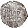 Image 1 : BOLIVIA, Potosí, cob 8 reales, 1770 V-(?).