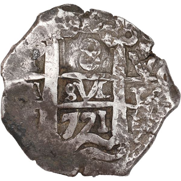 BOLIVIA, Potosí, cob 8 reales, 1771 V-Y.