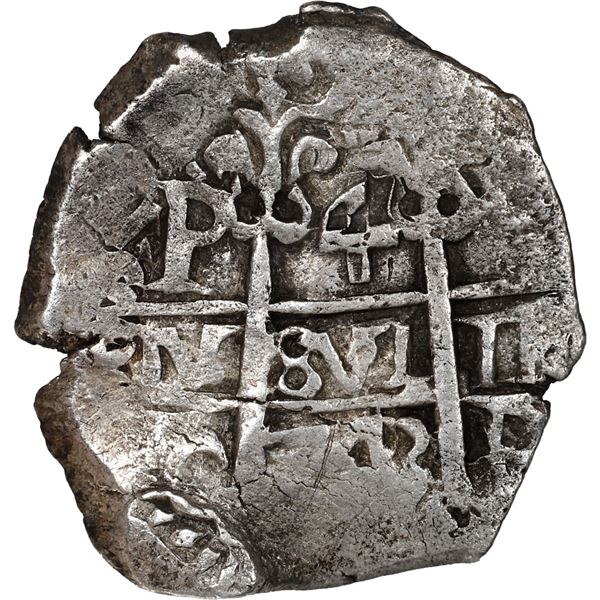 BOLIVIA, Potosí, cob 4 reales, 1743 C.