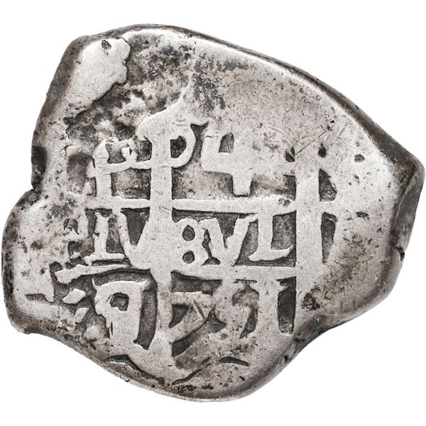 BOLIVIA, Potosí, cob 4 reales, 1751 q/E, rare.