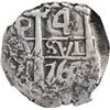 Image 1 : BOLIVIA, Potosí, cob 4 reales, 1760 q, NGC XF details / cleaned.