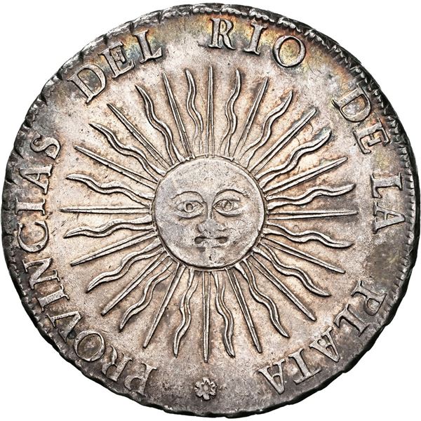 ARGENTINA (River Plate Provinces), Potosí mint, 8 reales, 1815 F, NGC AU 55, ex-Janson (Plate).