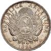 Image 2 : ARGENTINA, 1 peso (patacón), 1881, NGC MS 62, ex-Janson.