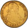 Image 1 : BOLIVIA, Potosí, gold bust 4 escudos, Charles IV, 1801 PP, very rare, PCGS VF30, finest and only exa