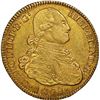Image 1 : BOLIVIA, Potosí, gold bust 4 escudos, Charles IV, 1802 PP, very rare, NGC AU details / cleaned, ex-P