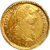 Image 1 : BOLIVIA, Potosí, gold bust 1 escudo, Charles III, 1782 PR, very rare, PCGS AU50.