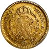 Image 2 : BOLIVIA, Potosí, gold bust 1 escudo, Charles III, 1782 PR, very rare, PCGS AU50.
