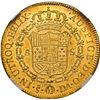 Image 2 : CHILE, Santiago, gold bust 8 escudos, Charles IV (bust of Charles III), 1793 DA, NGC MS 62 (Colecció