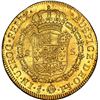 Image 2 : CHILE, Santiago, gold bust 8 escudos, Charles IV (bust of Charles III), 1803 FJ/JJ, rare, NGC MS 65,