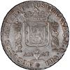 Image 2 : CHILE, Santiago, 8 reales-sized proclamation medal, Charles III, 1760, by A. Tapia, rare, PCGS MS61,