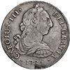 Image 1 : CHILE, Santiago, bust 8 reales, Charles III, 1781 DA, very rare, NGC VF details / tooled (Colección 
