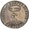 Image 1 : CHILE, Santiago, "volcano" peso, 1834 IJ, with Manila, Philippines (under Spain), 8 reales, Isabel I