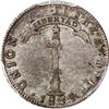 Image 1 : CHILE, Santiago, "volcano" 2 reales, 1834 IJ, PCGS XF40, ex-Val y Mexía.