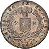 Image 2 : CHILE, Santiago, 2 reales, 1843 IJ, rare, NGC MS 62 (Colección Val y Mexía Label).
