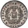 Image 2 : CHILE, Santiago, 1 real, 1847 IJ, NGC MS 62 (Colección Val y Mexía Label).
