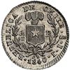 Image 2 : CHILE, Santiago, ½ real, 1840 IJ, NGC MS 66 (Colección Val y Mexía Label), finest known in NGC censu