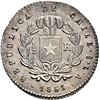 Image 2 : CHILE, Santiago, ½ real, 1851 LA, NGC MS 65 (Colección Val y Mexía Label), finest known in NGC censu