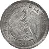 Image 1 : CHILE, Santiago, "condor" peso, 1884, NGC MS 64.