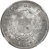 Image 2 : CHILE, Santiago, "condor" peso, 1884, NGC MS 64.