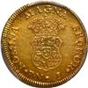 Image 2 : COLOMBIA, Popayán, gold bust 1 escudo, Charles III (bust of Ferdinand VI), 1769/7 J, PCGS AU50, fine
