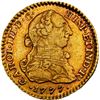 Image 1 : COLOMBIA, Bogotá, gold bust 1 escudo, Charles III, 1777 JJ, PCGS XF45, finest and only example in PC