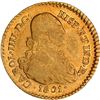 Image 1 : COLOMBIA, Popayán, gold bust 1 escudo, Charles IV, 1801 JF, PCGS VF30.