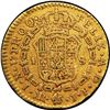 Image 2 : COLOMBIA, Bogotá, gold bust 1 escudo, Ferdinand VII (bust of Charles IV), 1817 JF, second 1 over 7 i