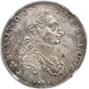 Image 1 : COLOMBIA, Bogotá, 4 reales-sized proclamation medal, Charles IV (bust of Charles III), 1789, corded 