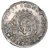 Image 2 : COLOMBIA, Bogotá, 4 reales-sized proclamation medal, Charles IV (bust of Charles III), 1789, corded 