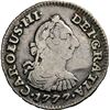 Image 1 : COLOMBIA, Bogotá, bust ½ real, Charles III, 1777 JJ, very rare, NGC F 15, finest known in NGC census