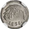 Image 1 : COLOMBIA, Bogotá, ¼ real, 1838, NGC MS 66 (EMO Collection Label).