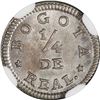 Image 2 : COLOMBIA, Bogotá, ¼ real, 1838, NGC MS 66 (EMO Collection Label).