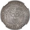 Image 2 : COLOMBIA, Medellín, proof essai 2 décimos, 1873, AB below bust (Albert Barré), extremely rare, NGC P