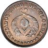 Image 1 : COLOMBIA, Bogotá, ½ décimo, 1863, NGC MS 64, ex-Dana Roberts.