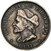 Image 1 : COLOMBIA, specimen pattern 50 centavos, 1891, Colombus, lettered edge, unique(?), NGC AU 53, finest 