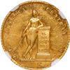 Image 1 : COSTA RICA, San José, gold 1 escudo, 1850 JB, NGC MS 61.