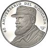 Image 1 : CUBA, Havana mint, platinum proof 500 pesos, 1993, Fidel Castro 40th Anniversary of Moncada, very ra