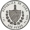 Image 2 : CUBA, Havana mint, platinum proof 500 pesos, 1993, Fidel Castro 40th Anniversary of Moncada, very ra