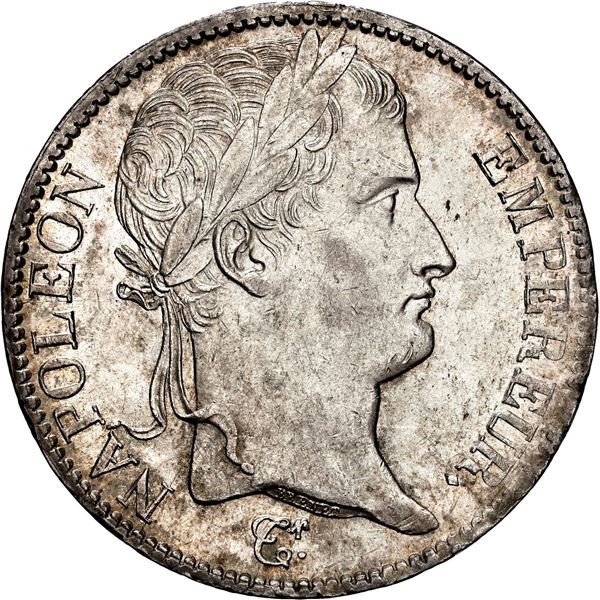 FRANCE, Rouen mint, 5 francs, Napoleon I, 1812-B, NGC MS 63.