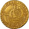 Image 1 : GREAT BRITAIN, London, England, Tower mint, gold noble, Edward III, mintmark cross potent (1361-69),